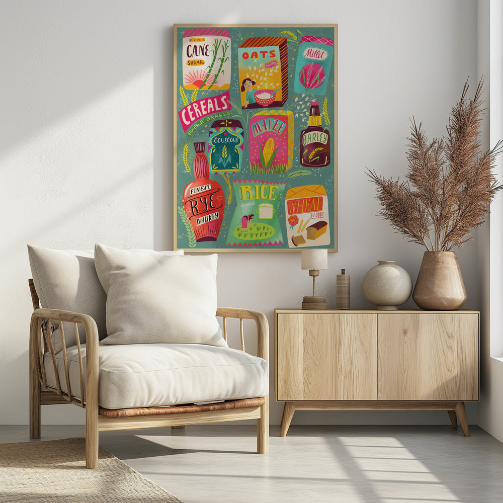 Colorful Cereal Chart | Poster