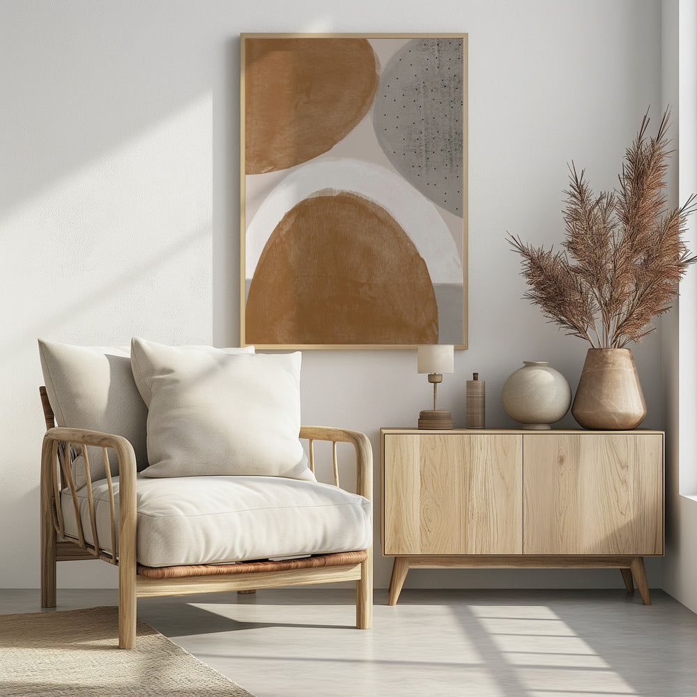 Earthy Shapes Harmony | Poster