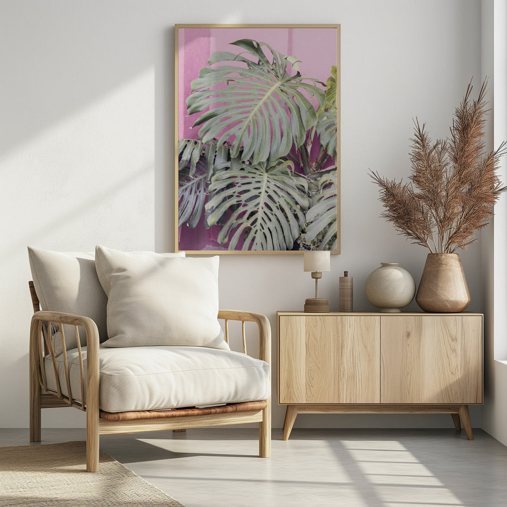 Monstera leaf La Muralla | Poster