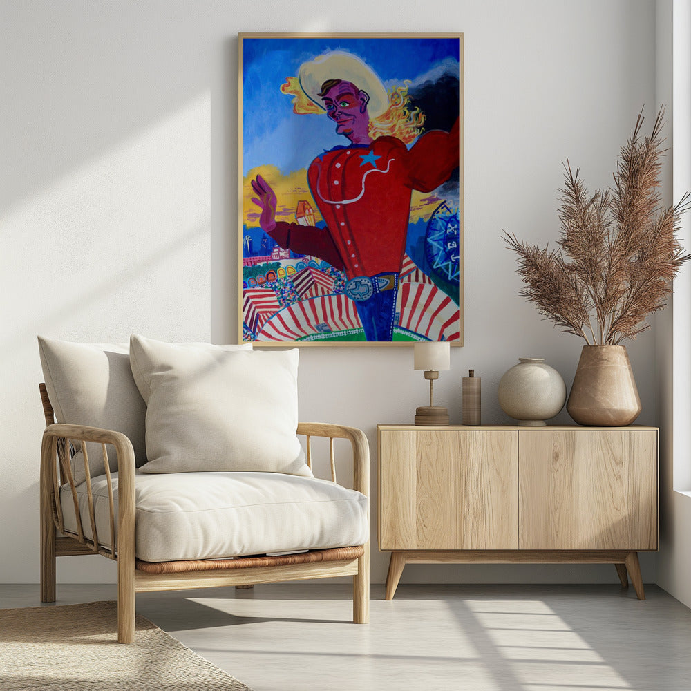 Big Tex Aflame | Poster