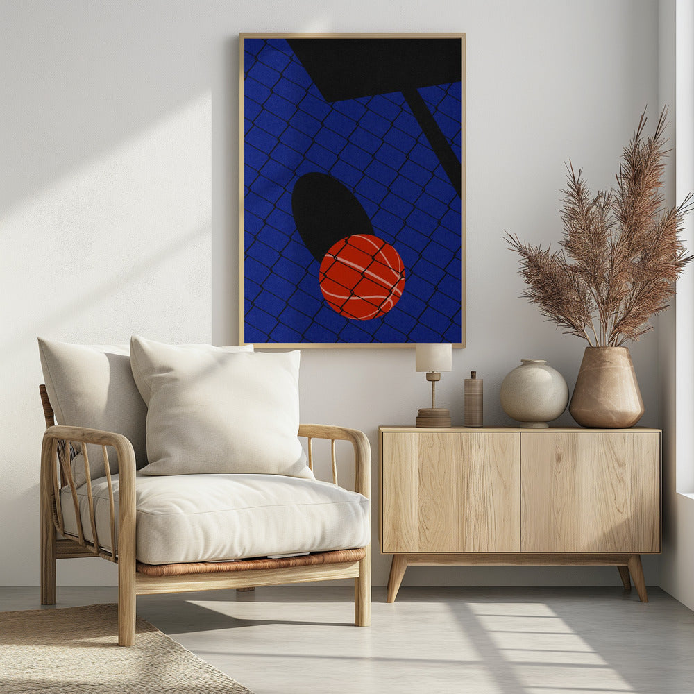 Backjard Basketball Court | Poster