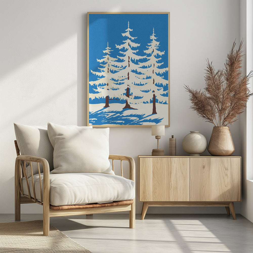 Harz Winter Trees | Poster