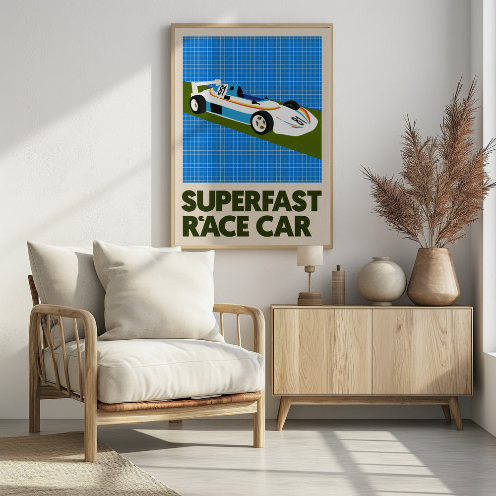 Superfast Race Car | Poster