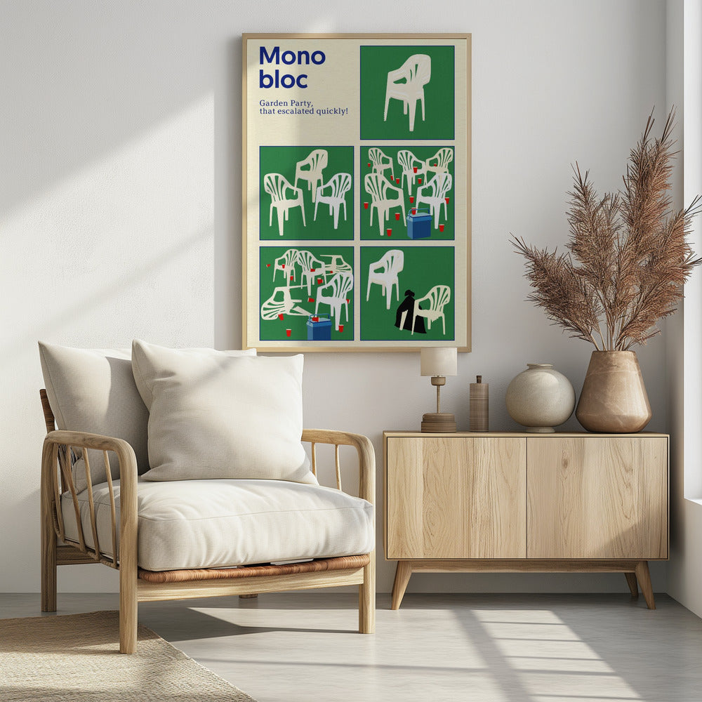 Poster Monobloc Five Squares | Poster