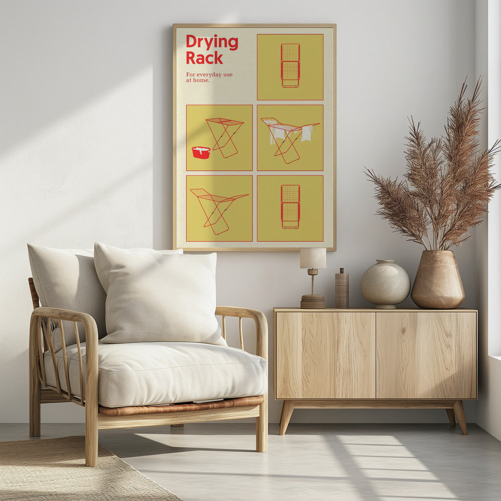 Poster Drying Rack | Poster