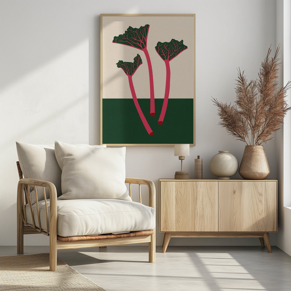 Swedish Garden Rhabarber | Poster