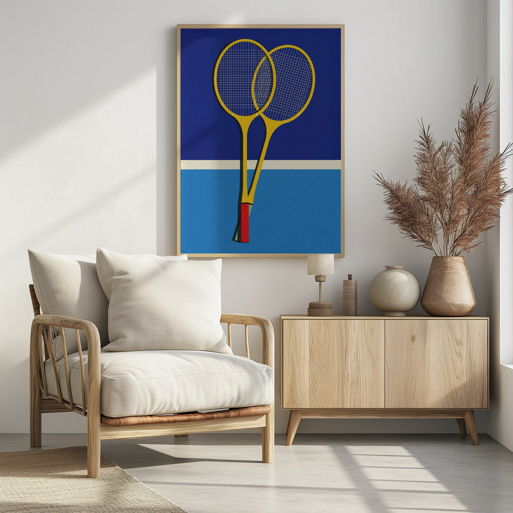 Wooden Badminton Rackets | Poster