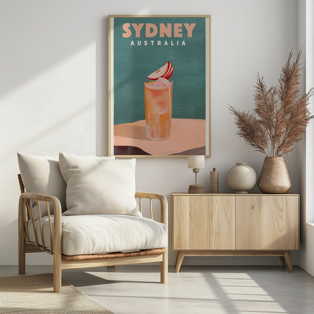 Sydney Australia Cocktail Bar Decor | Poster