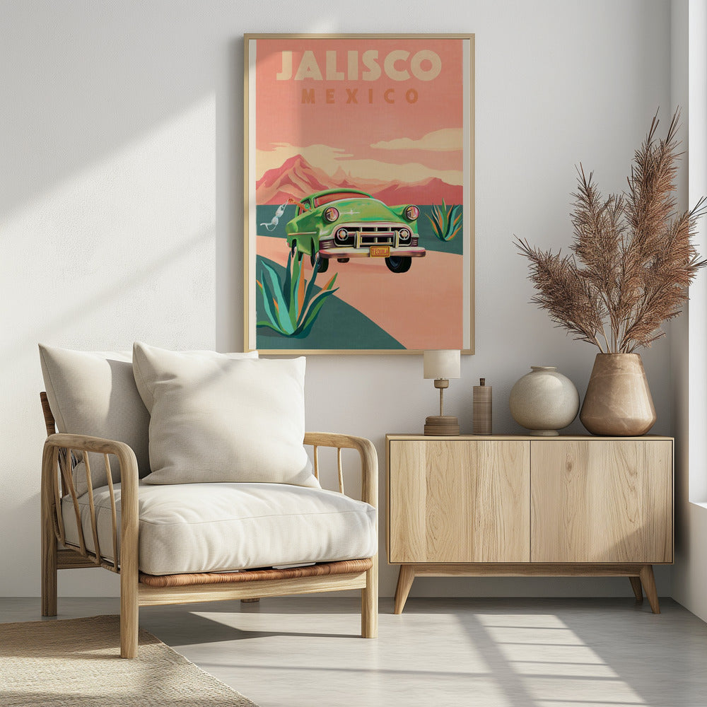 Jalisco Mexico Vintage Travel Poster | Poster