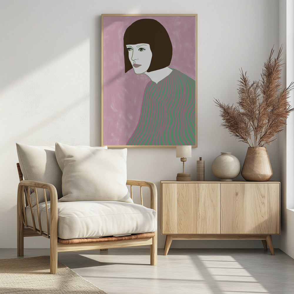 The brunette | Poster