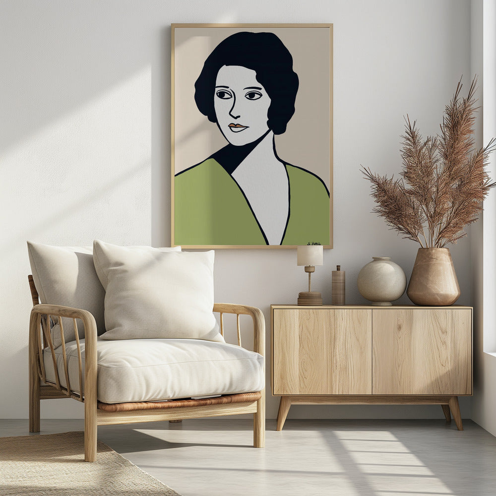 Vintage woman | Poster