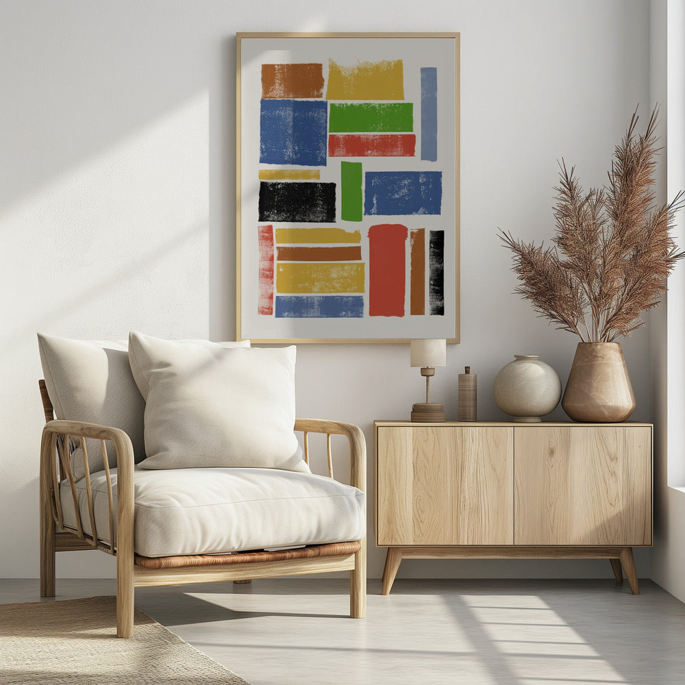 Color Block Harmony | Poster