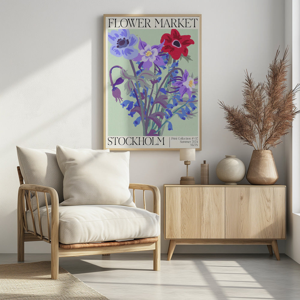 Stockholm Flower Market | Poster
