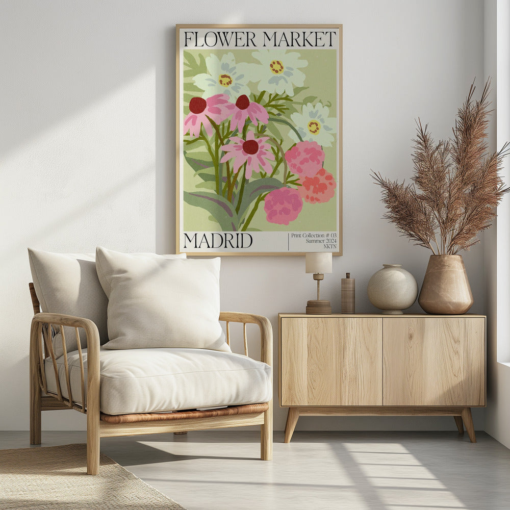 Madrid Flower Market | Poster