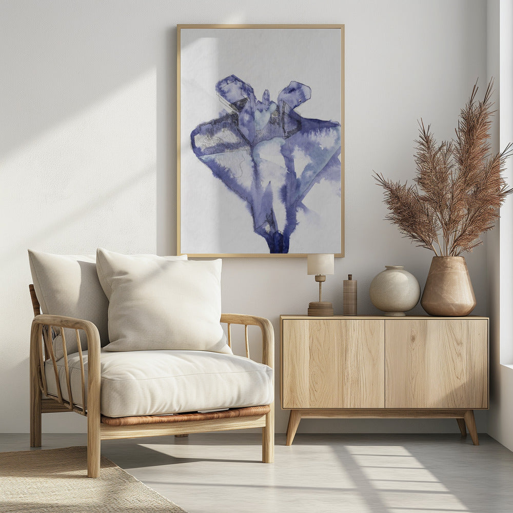 Kampfjet Study (indigo 1) | Poster