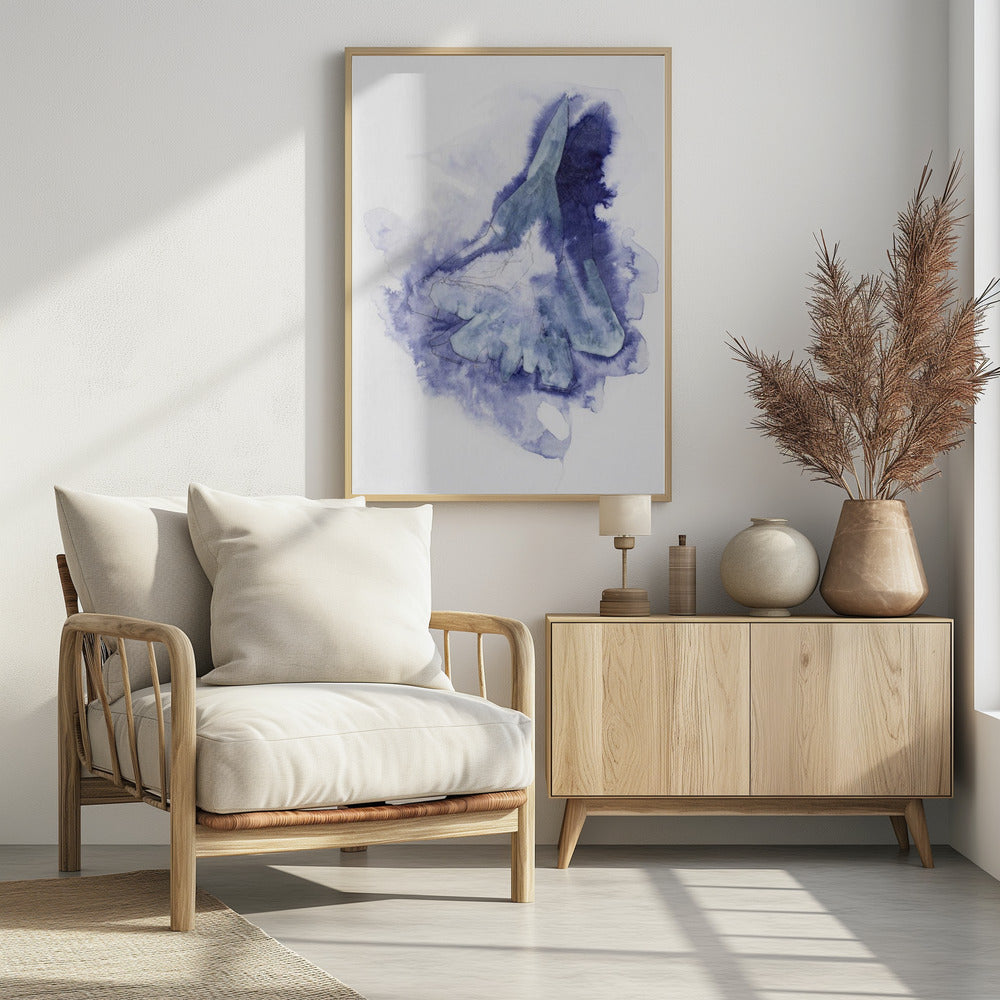 Kampfjet Study (indigo 2) | Poster