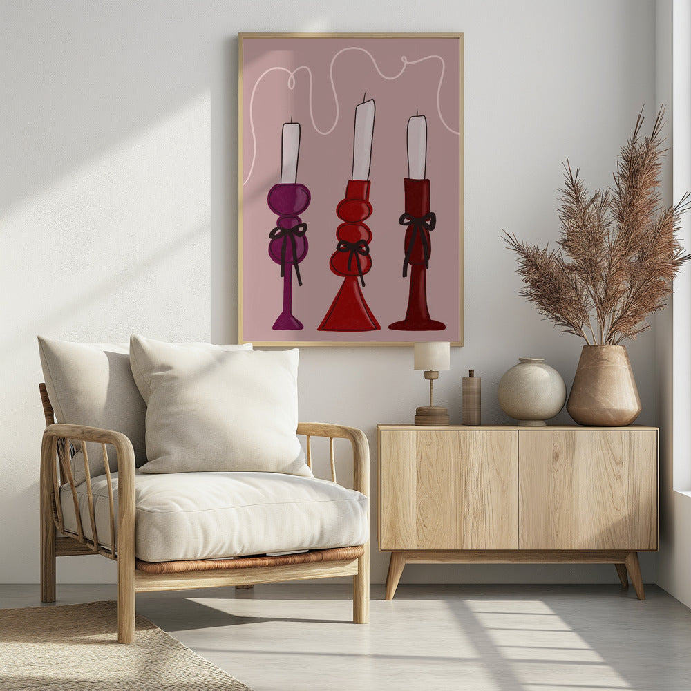 Trio of Candles | Poster