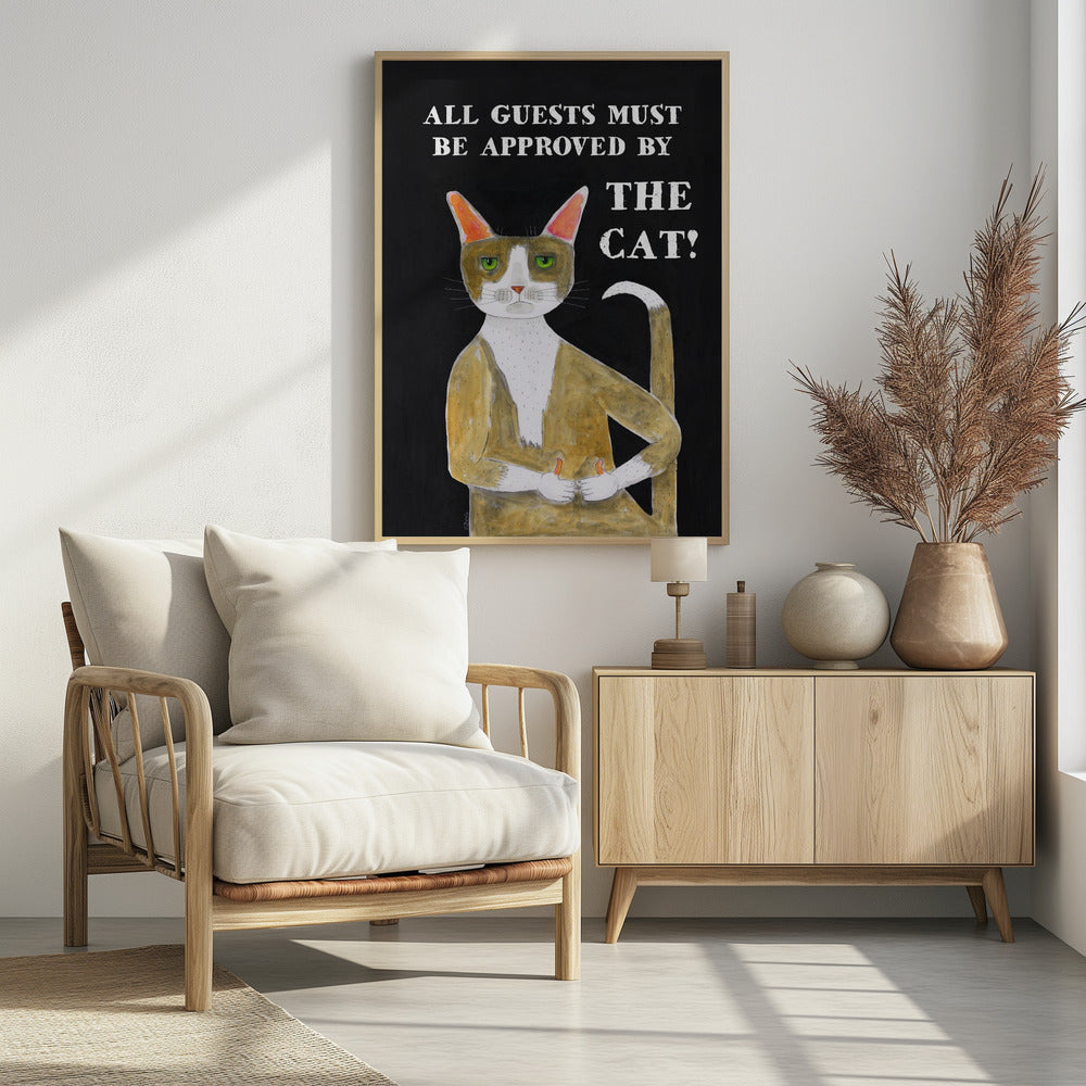 Approved by the cat | Poster