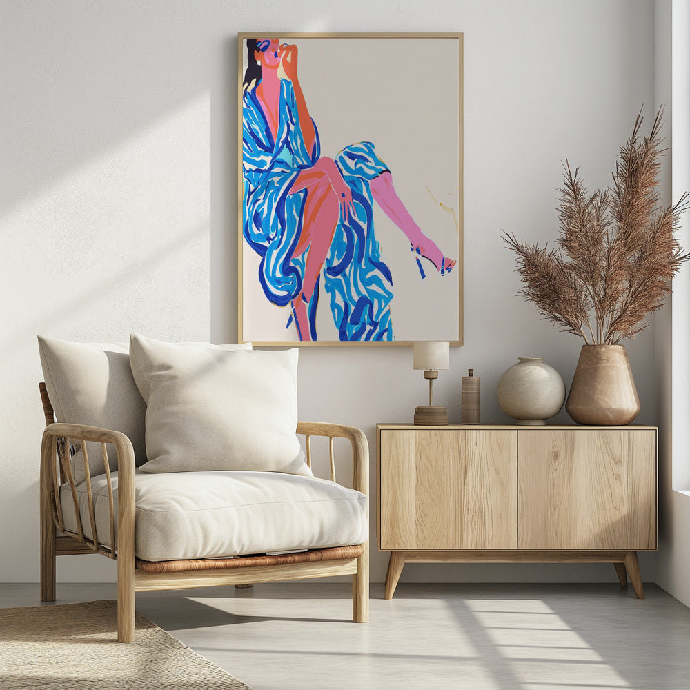 Portrait Woman in robe | Poster