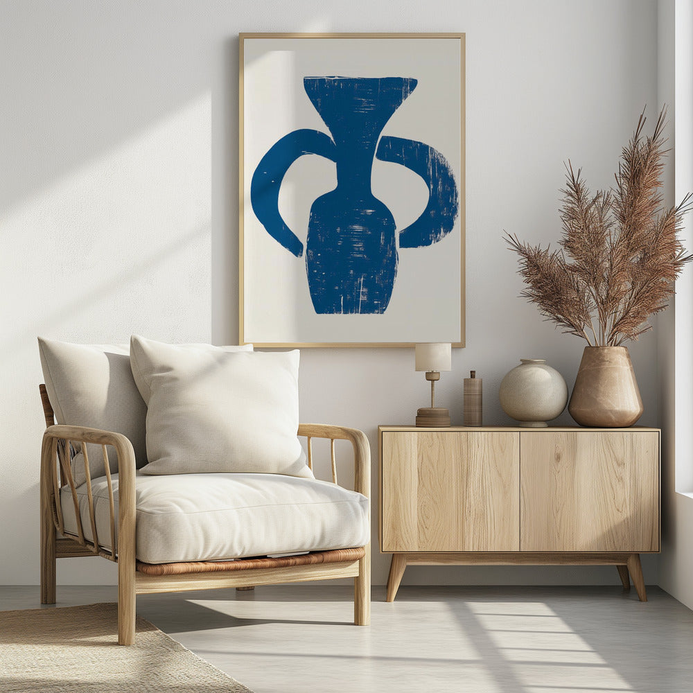 Vase Blue | Poster