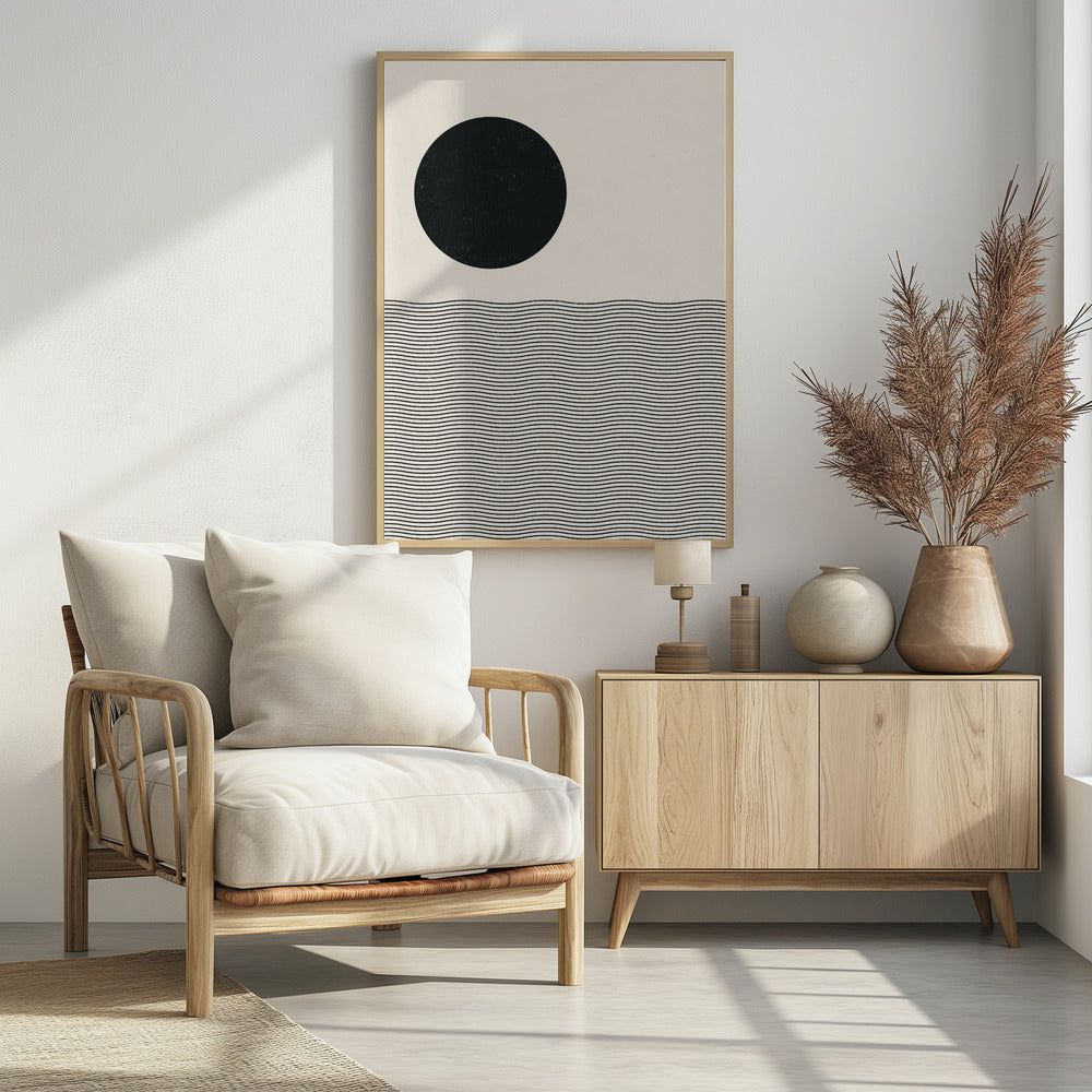 Woodblock Ocean | Poster