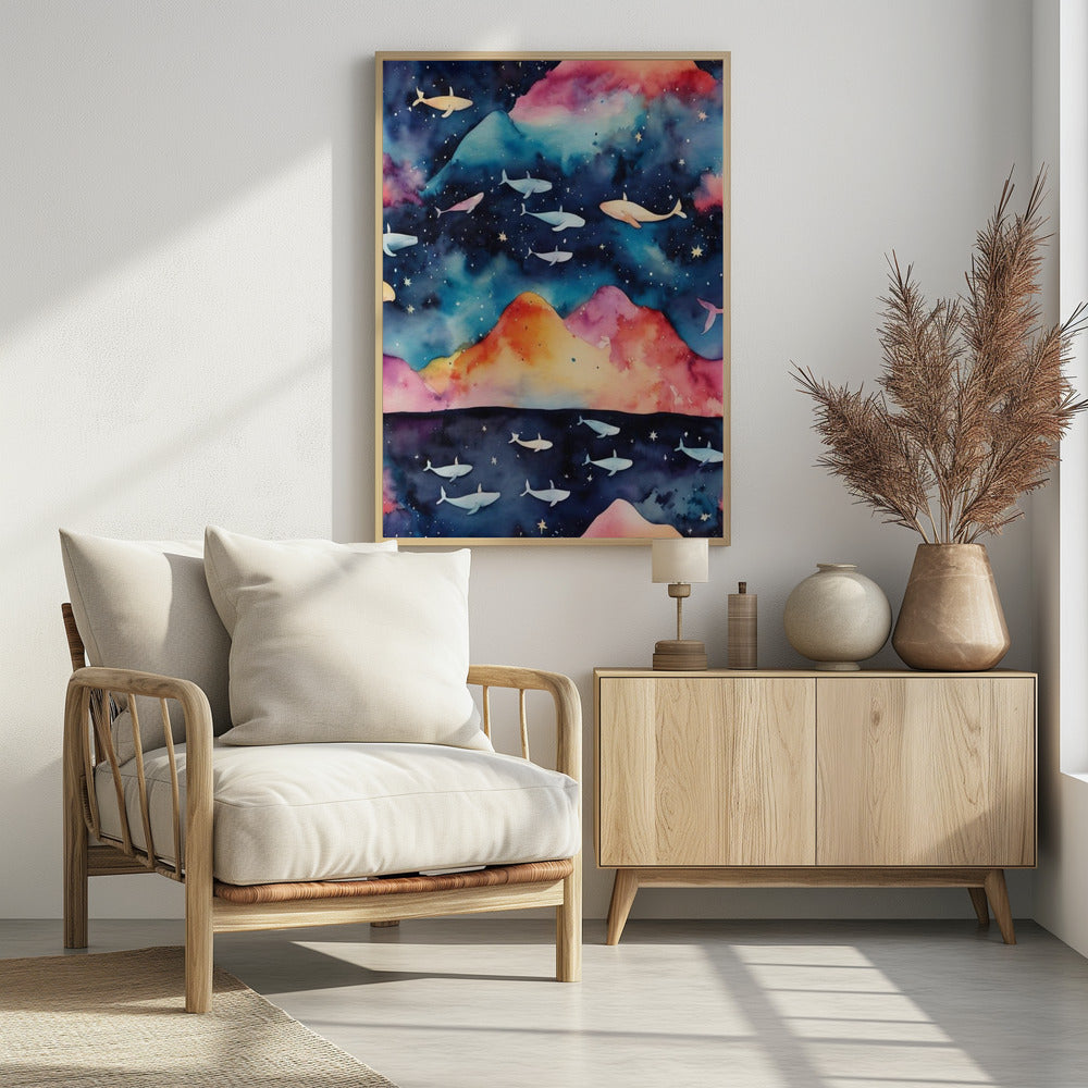 Starry Seascape | Poster