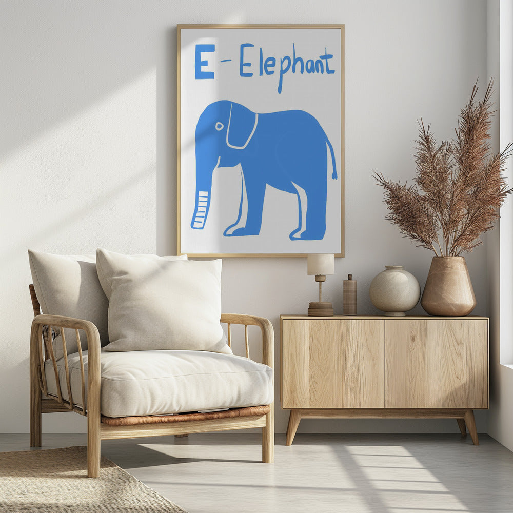 Big Blue Elephant | Poster
