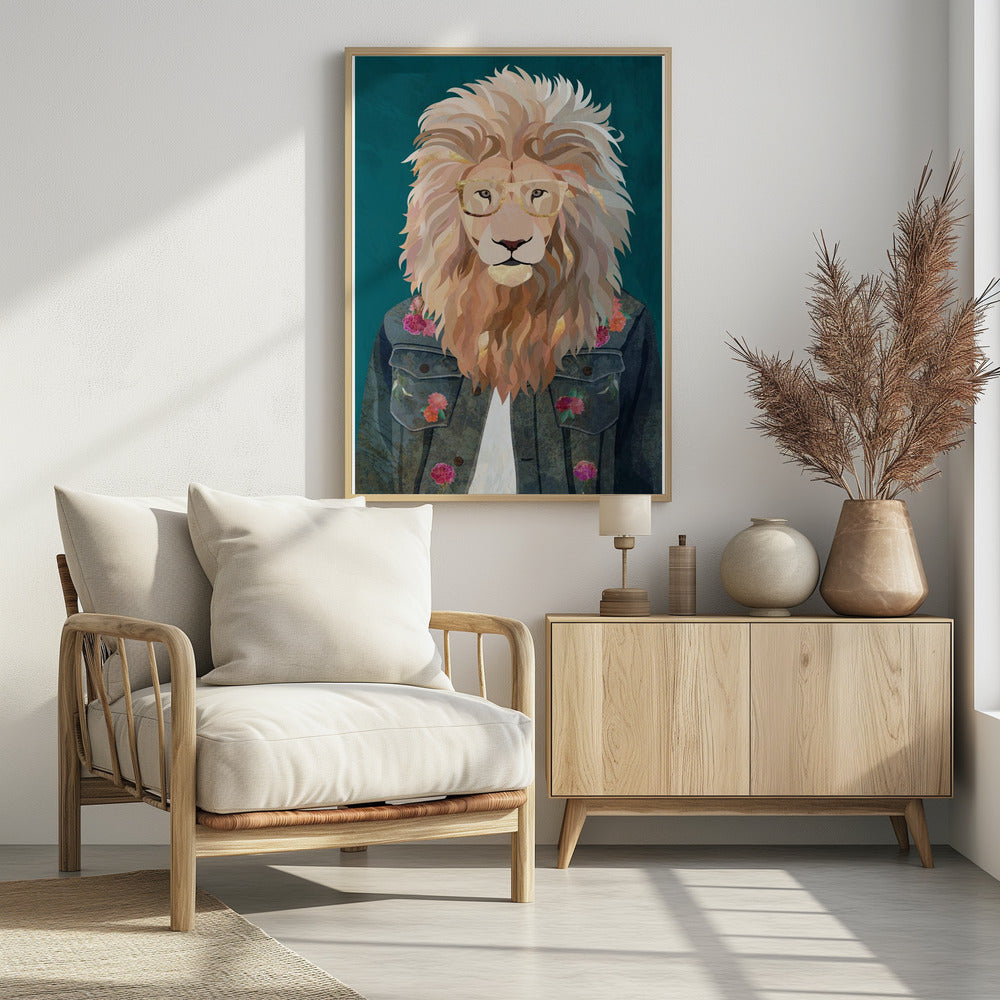Golden fashion lion 2 | Poster
