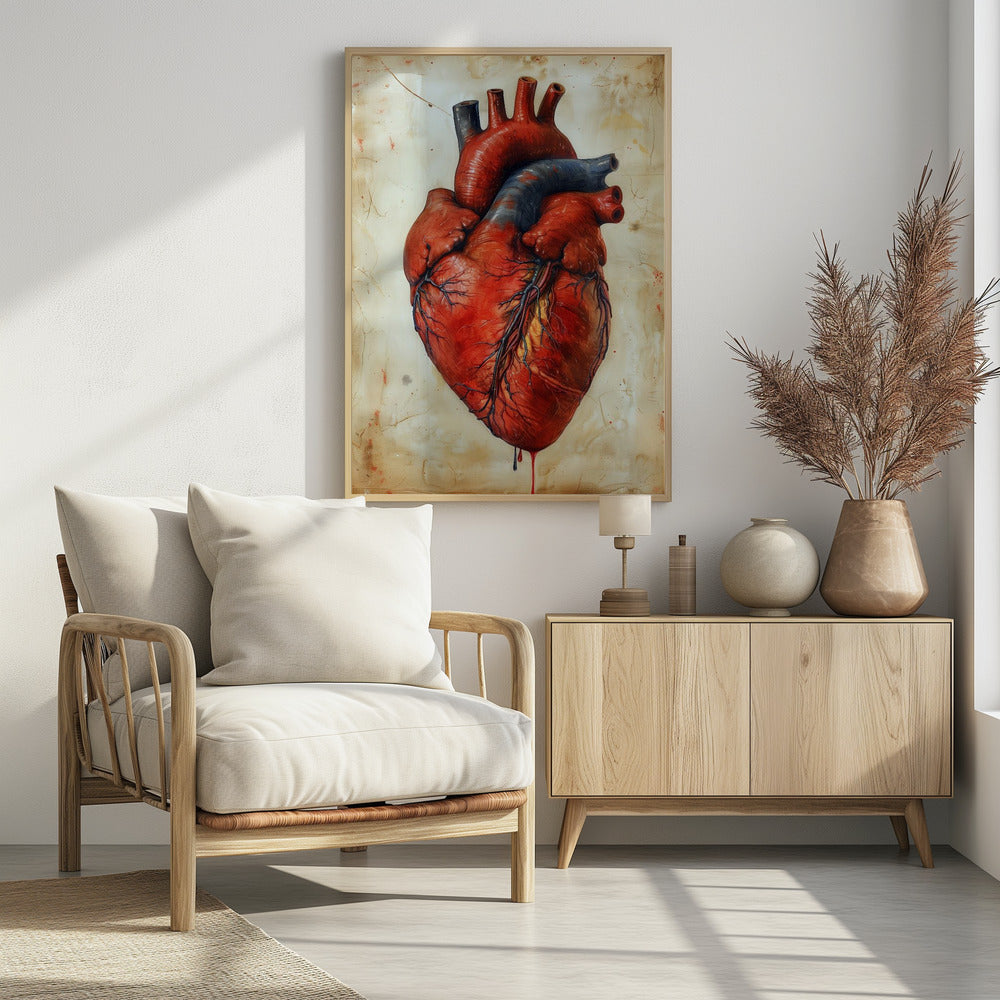 Anatomy Art 3 heart | Poster