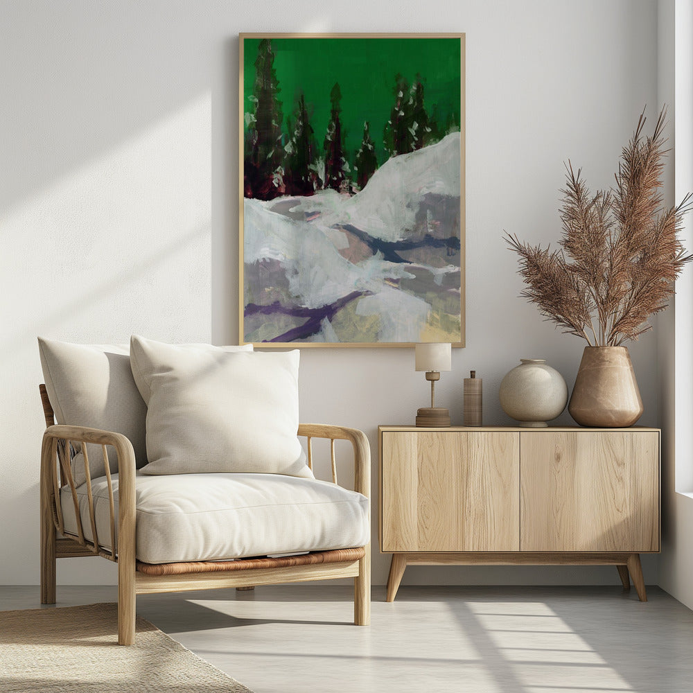 Winter Scene  In the Forest 2 | Poster