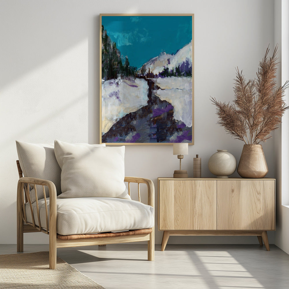 Winter Scene  In the Forest 3 | Poster