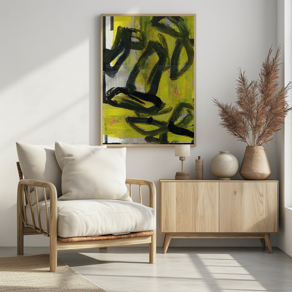 Yellow Abstract No4 | Poster