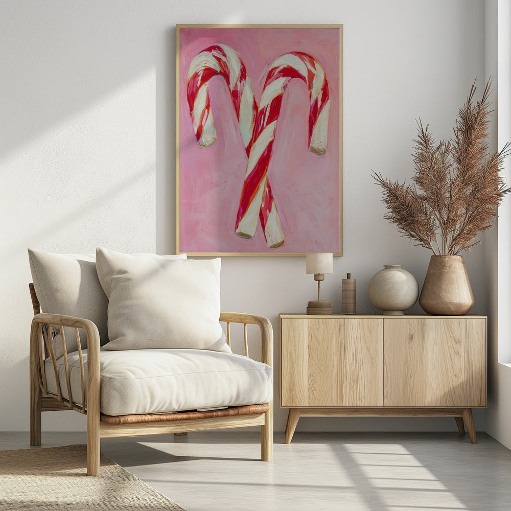 Candy Cane Delight | Poster