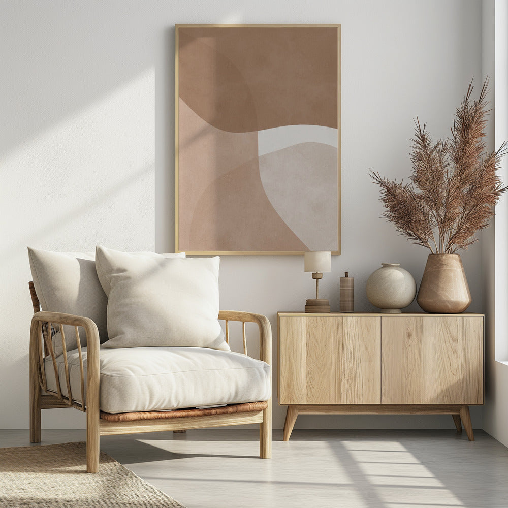 Boho watercolor strokes 5 | Poster