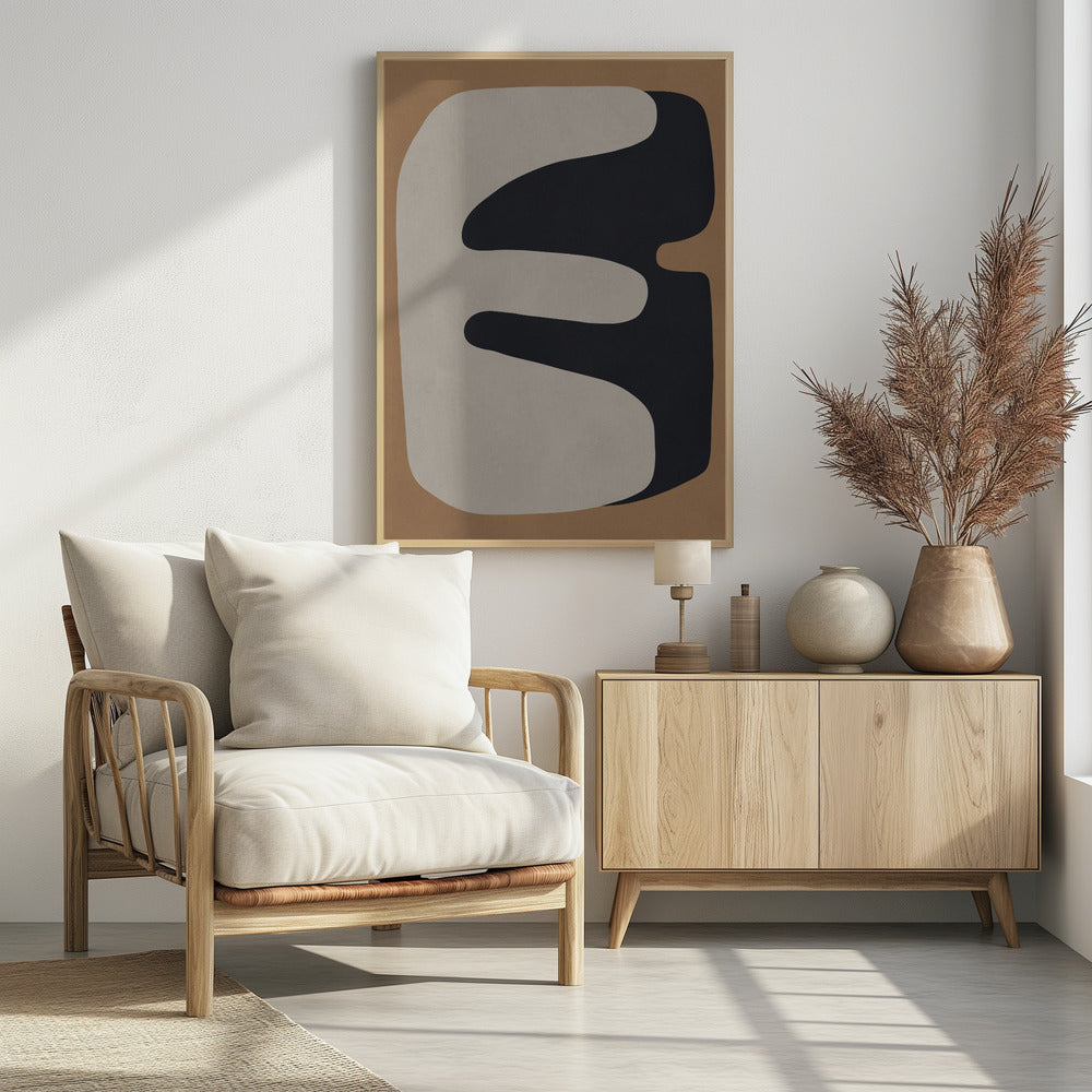 Brown and black art 3 | Poster