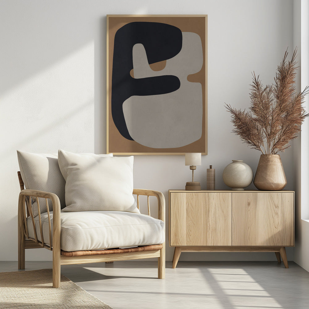 Brown and black art 1 | Poster