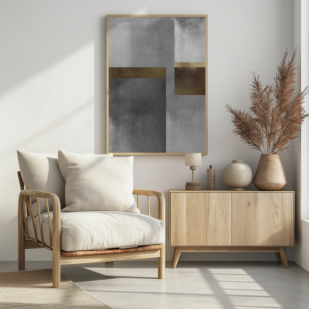 Gold and silver textures 6 | Poster