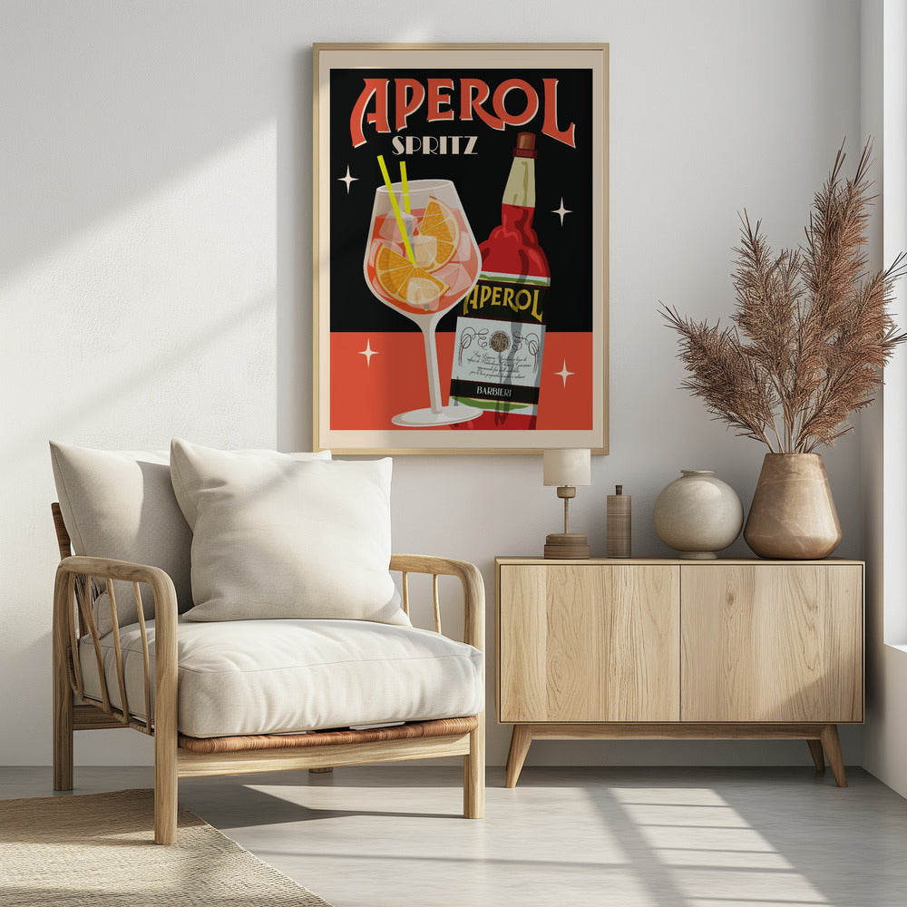 Aperol Spritz_Black | Poster