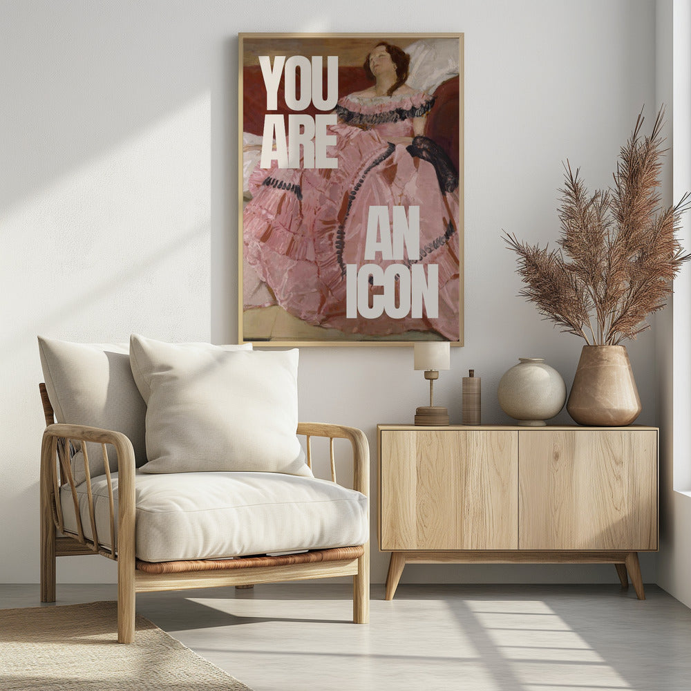 You are an icon | Poster