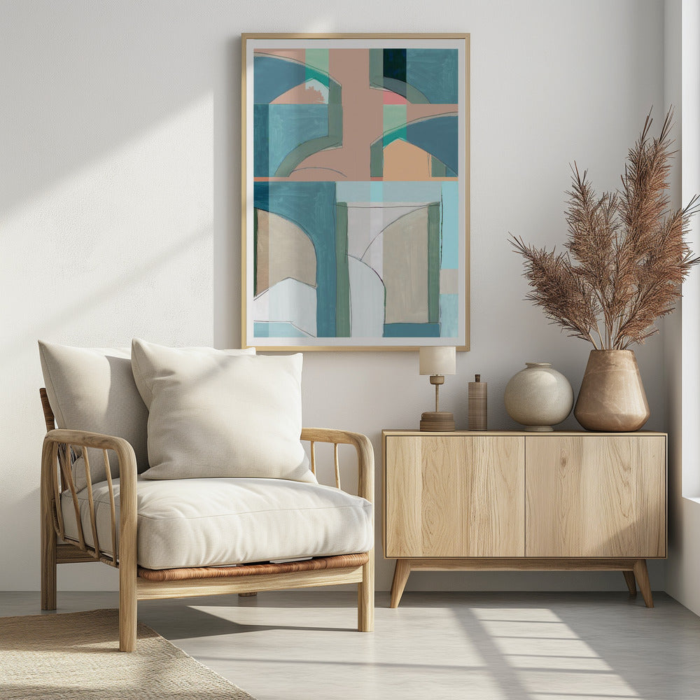 Abstract Arches No1 | Poster