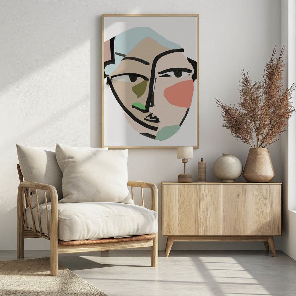 Visage No2 Art Print | Poster