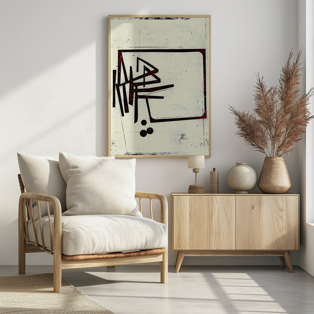 Angular Lines and Dots | Poster