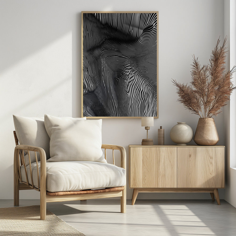 Zebra Flowform | Poster