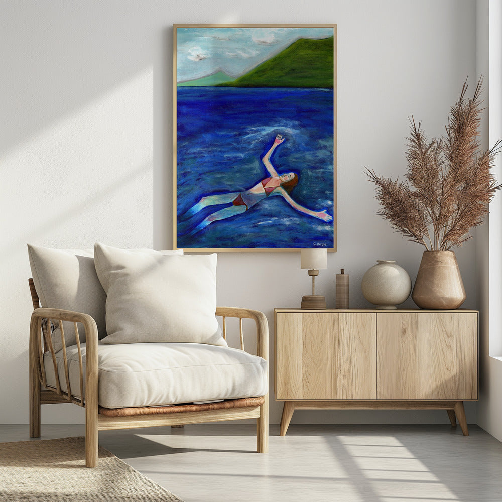 The swimmer | Poster