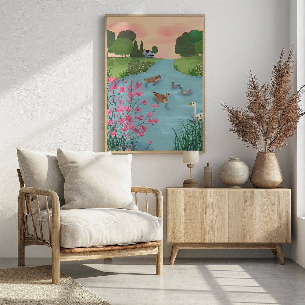 Ducks on Summer Trails | Poster