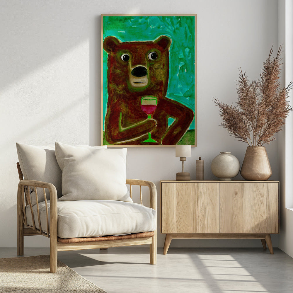Mr. Bear at the Bar | Poster