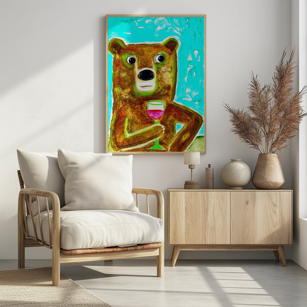 Mr. Bear at the Bar | Poster