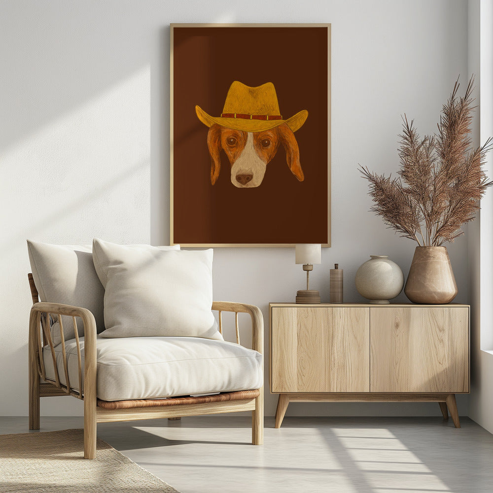 Nala The Cutest Cowgirl Pup | Poster