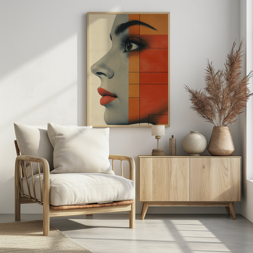 A Woman Face Vintage Poster (4) | Poster