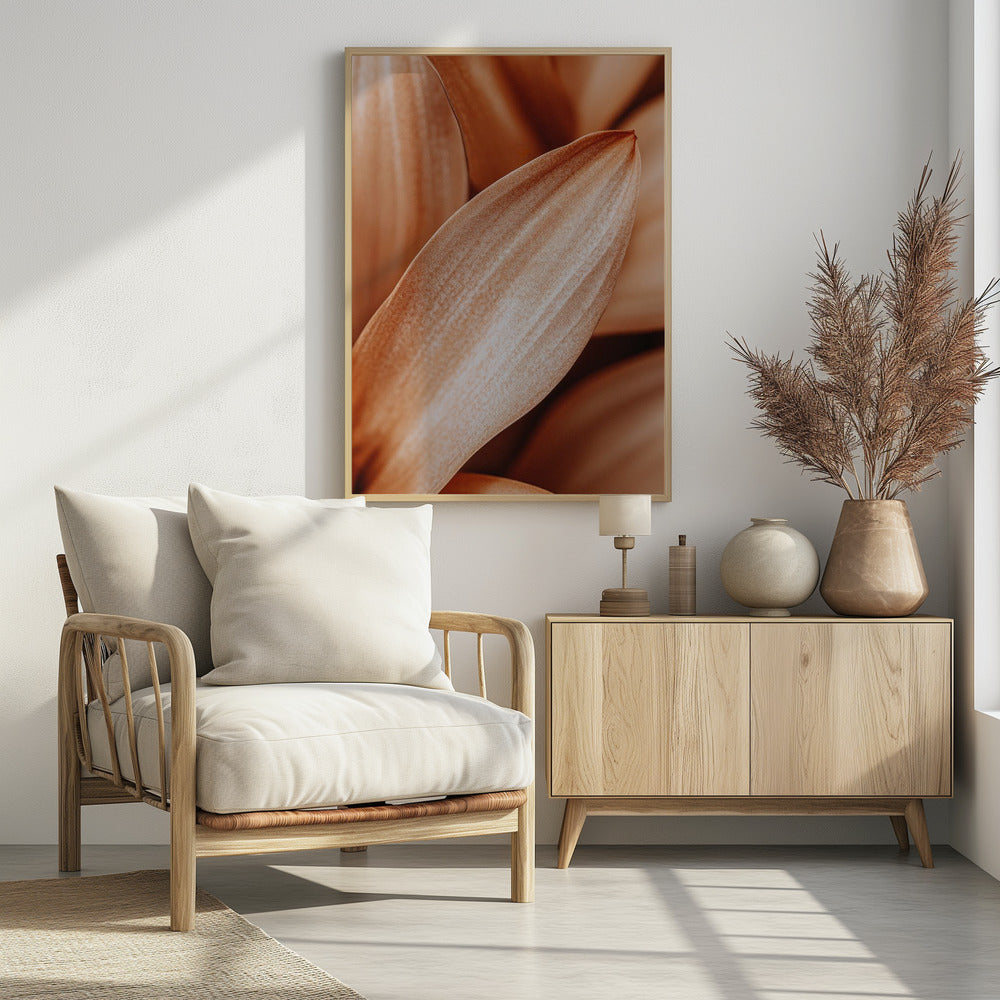 Amber Petal Elegance | Poster